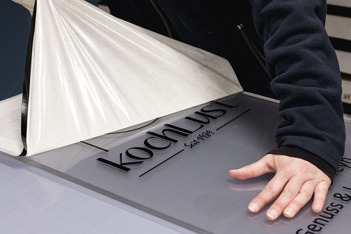 Beschriftung | Digitaldruck – Folienbeschriftung